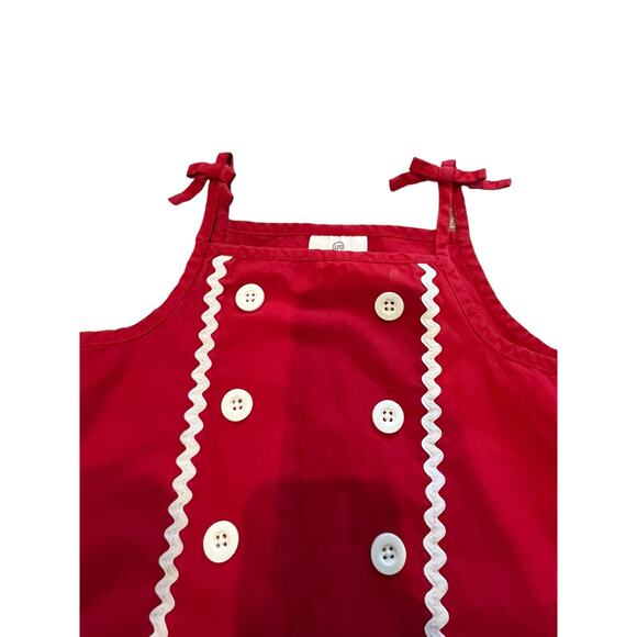 Hanna Andersson Red Girls Sundress, Size 120 (6-7), EUC - Picture 4 of 6